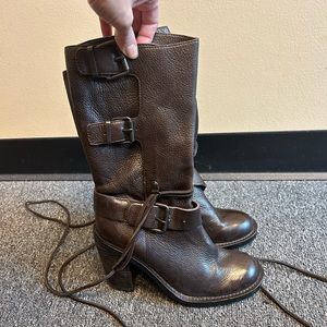 Motorcycle Leather Boots